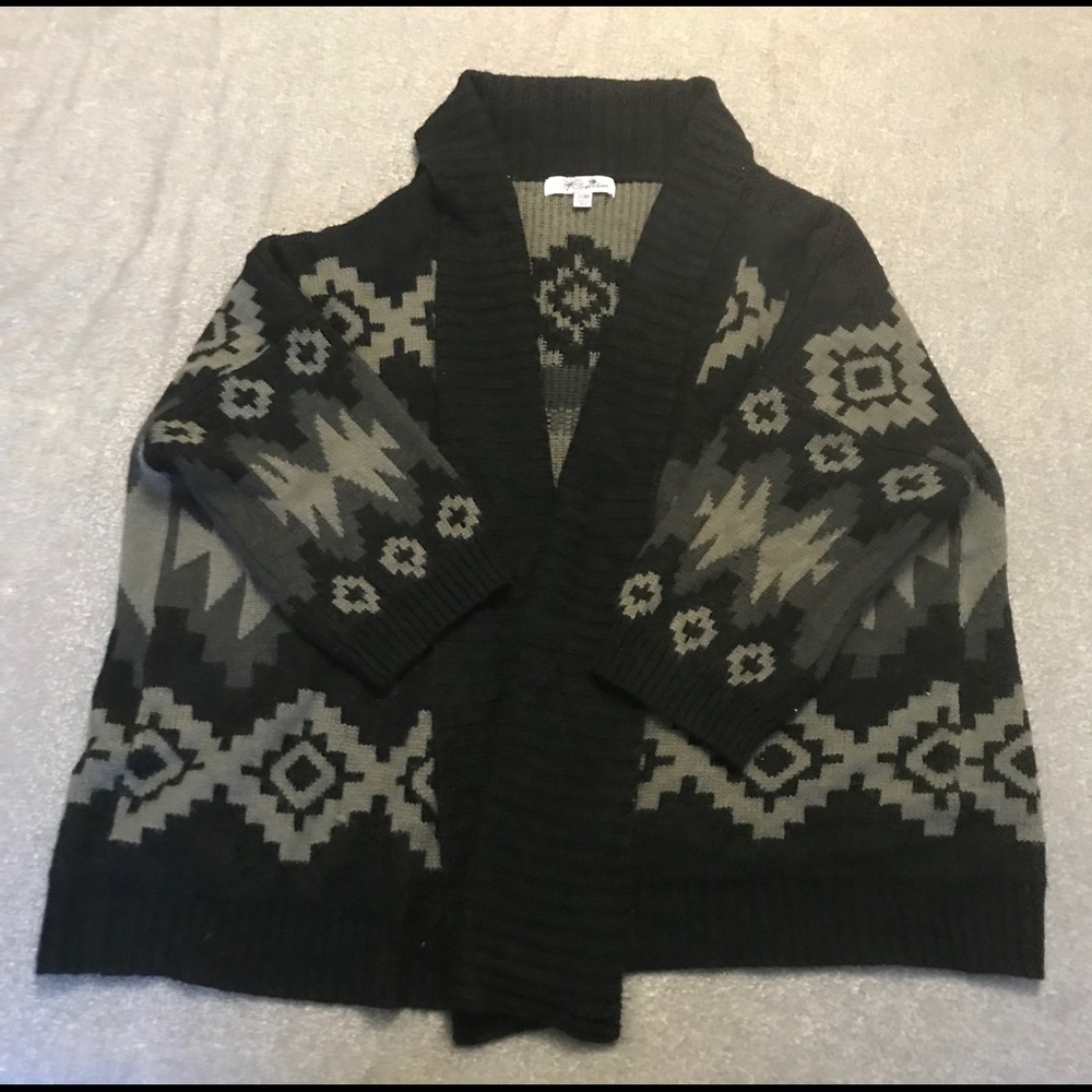 Aztec print sweater